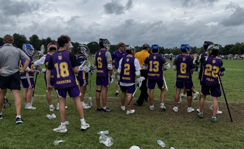 The ‘25 Tomahawks during the Legacy Lacrosse Tournament.
